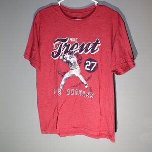 Mike Trout Los Angeles Mens Large SS Tee